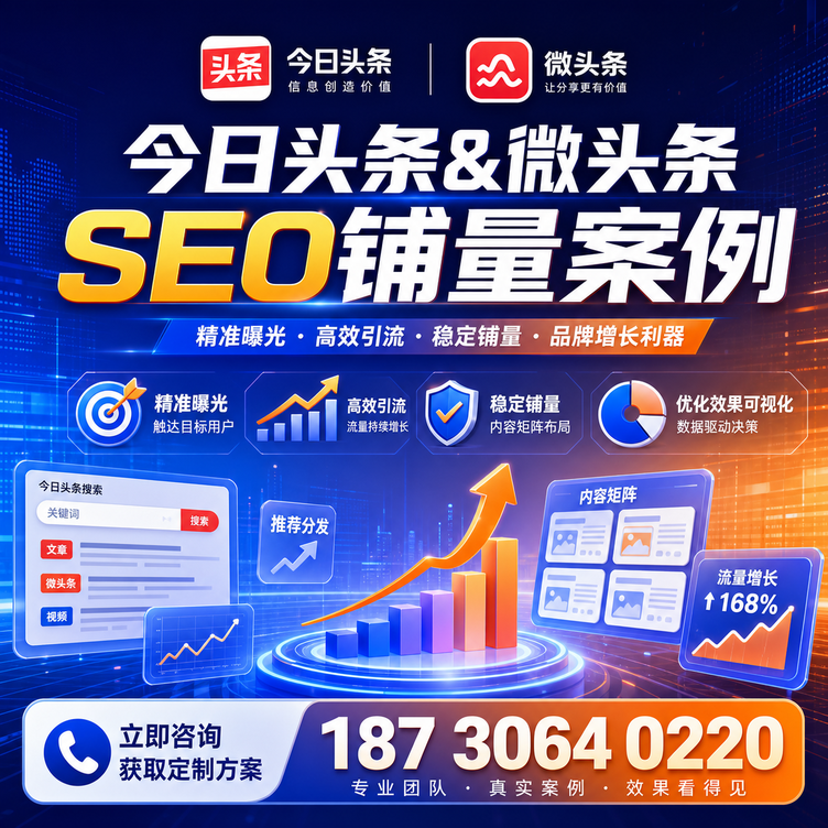 亳州头条号SEO矩阵批量内容铺量成功案例